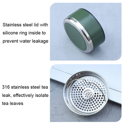 955 316 Stainless Steel Vacuum Cups, Capacity: 1000 ml(Gradient Gray)-garmade.com