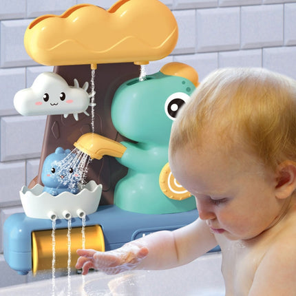 LXB-130 Children Dinosaur Sucker Bathroom Water Play Toy(As Show)-garmade.com