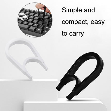 30PCS Computer Keyboard Key Puller Cleaning Key Removal Tool(White)-garmade.com