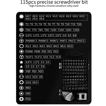 117 In 1 Screwdriver Set Watch Game Console Disassembly Tool-garmade.com