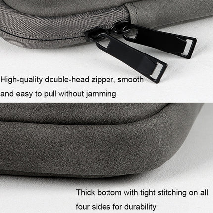ND01DZ Double Layer Waterproof Laptop Liner Bag, Size: 13.3 inches(Light Gray)-garmade.com