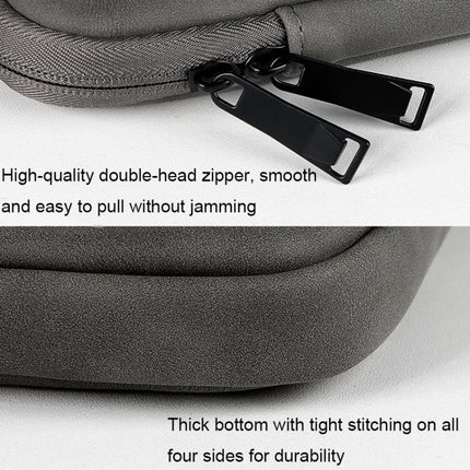 ND01DZ Double Layer Waterproof Laptop Liner Bag, Size: 13.3 inches(Dark Gray)-garmade.com