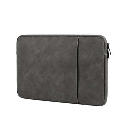 ND01DZ Double Layer Waterproof Laptop Liner Bag, Size: 14.1-15.4 inches(Dark Gray)-garmade.com