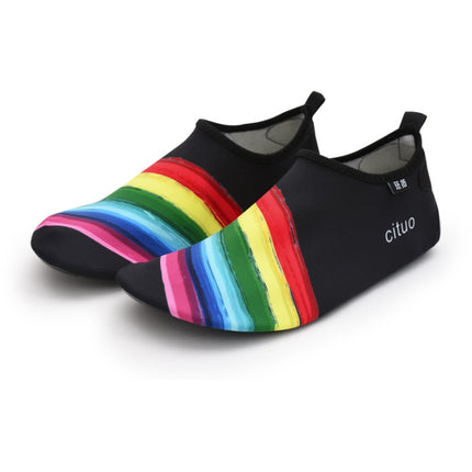 1802 Children Beach Mesh Breathable Shoes, Size: 23-24(Rainbow)-garmade.com