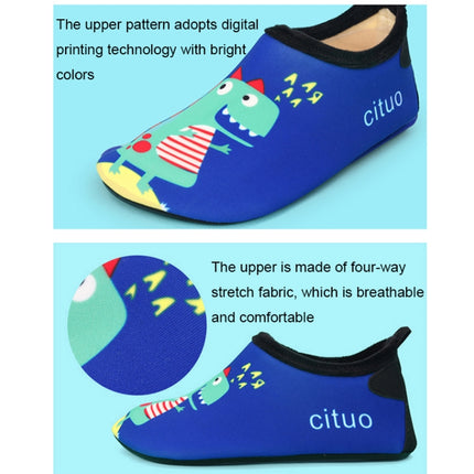 1802 Children Beach Mesh Breathable Shoes, Size: 32-33(Dinosaur Blue)-garmade.com