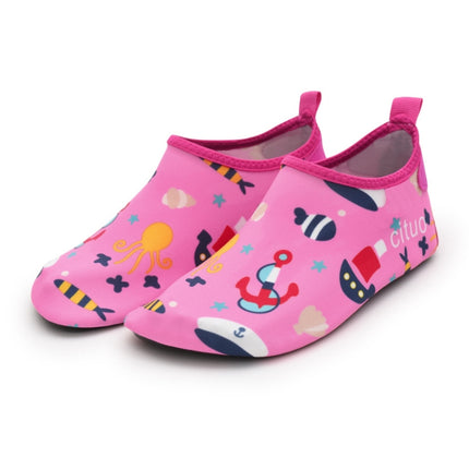 1802 Children Beach Mesh Breathable Shoes, Size: 24-25(Octopus Red)-garmade.com