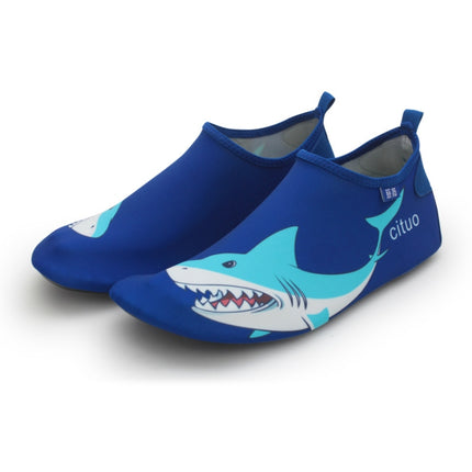 1802 Children Beach Mesh Breathable Shoes, Size: 25-26(Shark blue)-garmade.com