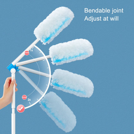 Disposable Household Vacuum Retractable Feather Duster, Style: With Base+4 Clothes-garmade.com
