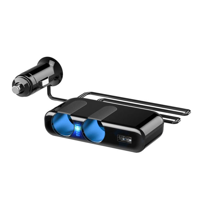 SHUNWEI Car Cigarette Lighter Charger 12/24V USB Converts Socket, Style: 2 Holes Single USB-garmade.com