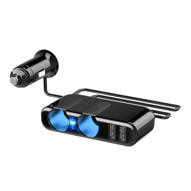 SHUNWEI Car Cigarette Lighter Charger 12/24V USB Converts Socket, Style: 2 Holes 2 USB-garmade.com
