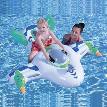 Children Water Floating Air Cushion Spaceship Swimming Ring(150x140cm)-garmade.com