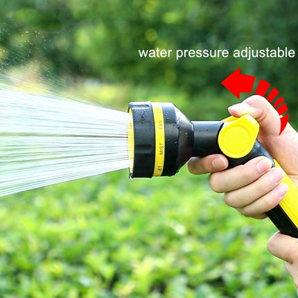 10 Functional Watering Sprinkler Head Household Water Pipe, Style: D6+4 Connector+15m 4-point Tube-garmade.com