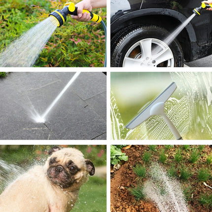 10 Functional Watering Sprinkler Head Household Water Pipe, Style: D6+4 Connector+25m 4-point Tube-garmade.com