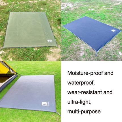 Outdoor Tent Mats Thickened Oxford Cloth Waterproof Picnic Mat, Size: 140x210cm(Grey)-garmade.com