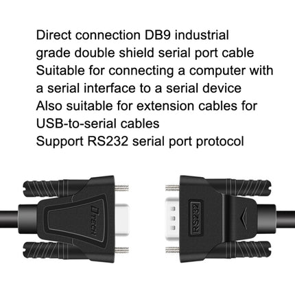 DTECH RS232 Serial Direct Line DB9 Extension Line Male to Male 1.5m-garmade.com