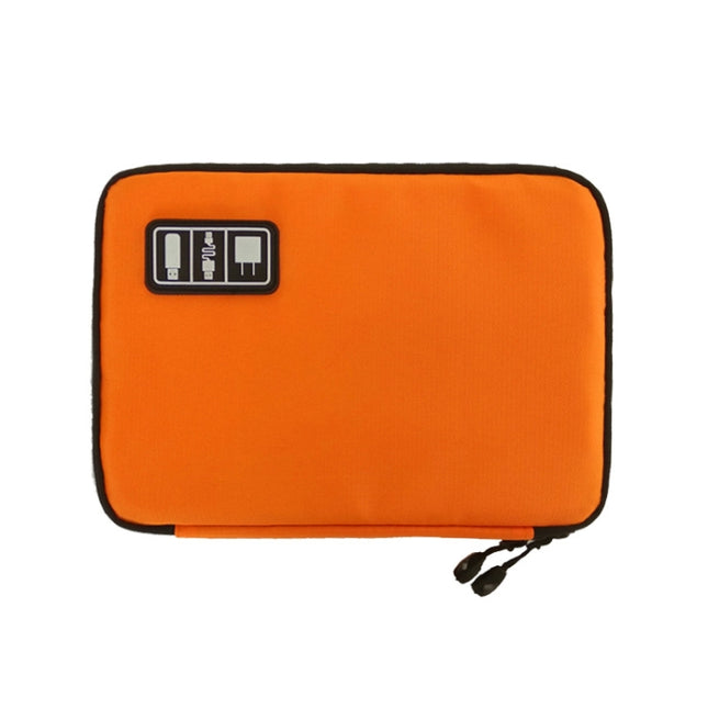 Multifunctional Portable Mobile Phone Digital Accessories U Disk Storage Bag, Color: Orange-garmade.com