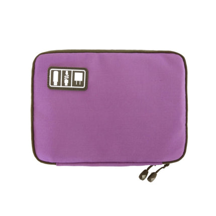 Multifunctional Portable Mobile Phone Digital Accessories U Disk Storage Bag, Color: Purple-garmade.com