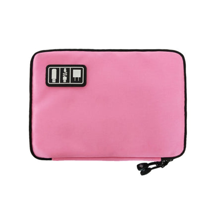 Multifunctional Portable Mobile Phone Digital Accessories U Disk Storage Bag, Color: Pink-garmade.com