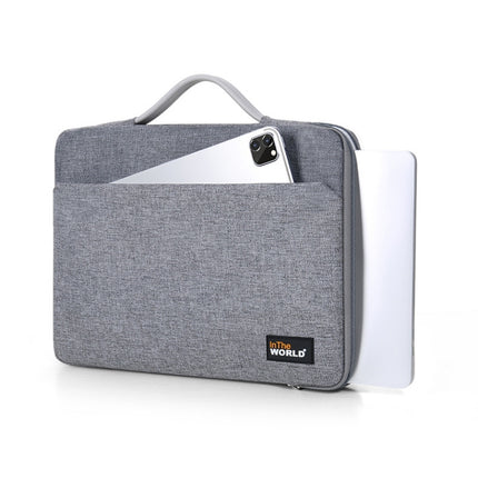 JRC Waterproof Laptop Tote Storage Bag, Size: 13.3 inches(Light Grey)-garmade.com