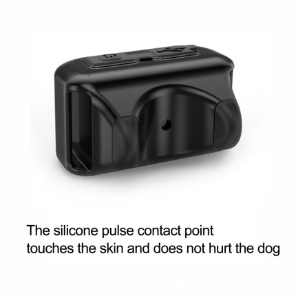 Pet Collar Trainer Rechargeable Automatic Bark Stop(Black)-garmade.com