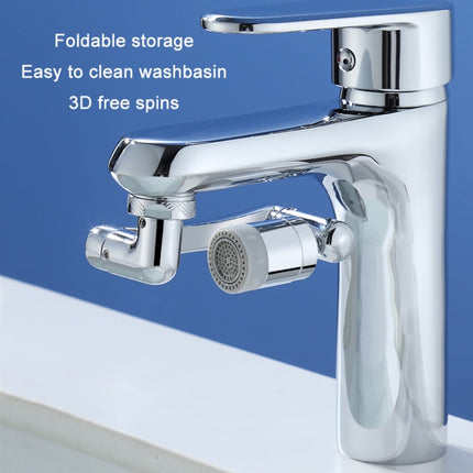 Faucet Robot Arm Universal Extender 1080 Degree Lifting Aerator, Specification: Silicone Double Outlet-garmade.com
