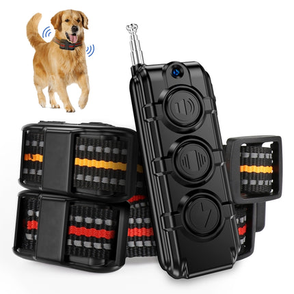 Electronic Dog Trainer Rechargeable Pet Remote Control Bark Stopper, Specification: 1 Drag 2-garmade.com