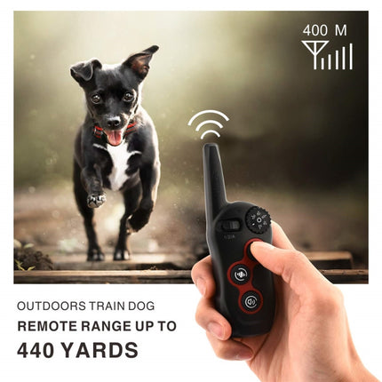 Remote Control Trainer Dog Collar Automatic Barking Stopper, Specification: 1 Drag 1 Red-garmade.com