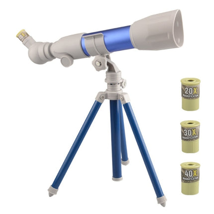 Children High-definition Multiple Astronomical Telescope Science Teaching Aids(A Model Blue)-garmade.com