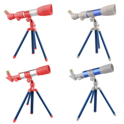 Children High-definition Multiple Astronomical Telescope Science Teaching Aids(B Model Red)-garmade.com
