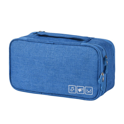 RH901 Portable Travel Underwear Bra Packaging Storage Bag(Blue)-garmade.com