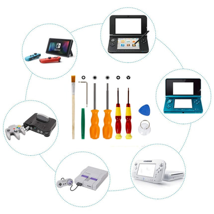9 In 1 Game Console Disassembly Repair Tool Screwdriver Tool For Nintendo Switch-garmade.com