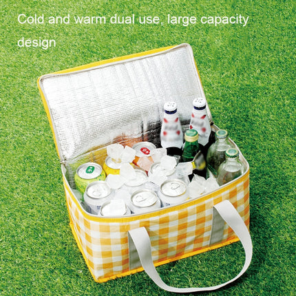 JY2209 Camping Moistureproof Portable Picnic Basket Set, Spec: Red White-garmade.com