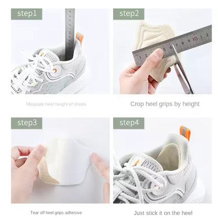 10 Pairs Tailored Sneaker Heel Tab Anti-wear and Anti-drop Tracker, Thickness: 10mm (Beige)-garmade.com