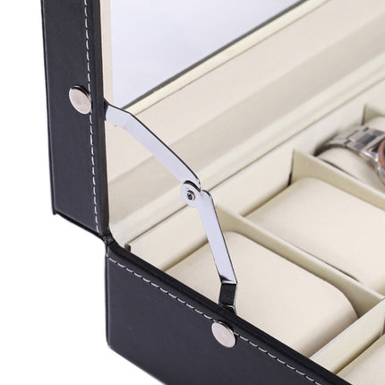 24 Bit PU Leather Watch Storage Box Display Box-garmade.com