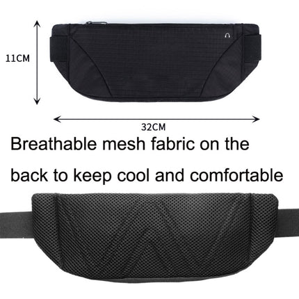 Outdoor Sports Running Ultra-light Large-capacity Close-fitting Phone Waist Bag(Grey)-garmade.com