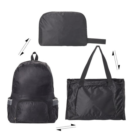 RH809 Outdoor Waterproof Folding Backpack(Black)-garmade.com