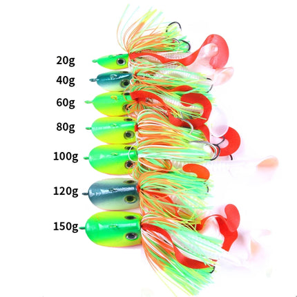 HENGJIA JIG Fish Head Beard Lead Hook, Specification: 20G(No. 2)-garmade.com