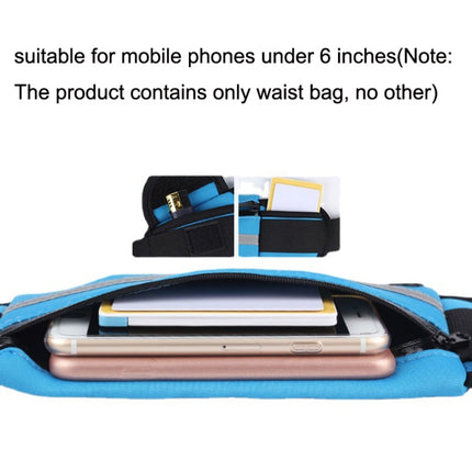 3PCS Outdoor Sports Large Capacity Portable Sweatproof Waist Bag(Rose Red)-garmade.com