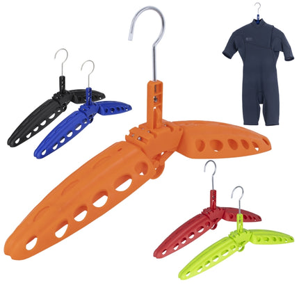 Wetsuit Hanger Thickened Multifunctional Folding Drying Rack(Red)-garmade.com