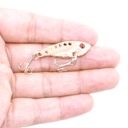 2 Sets HENGJIA VIB013 Metal VIB Fake Bait Electroplated Hard Bait, Specification: 3.5cm 3g(4 Colors)-garmade.com