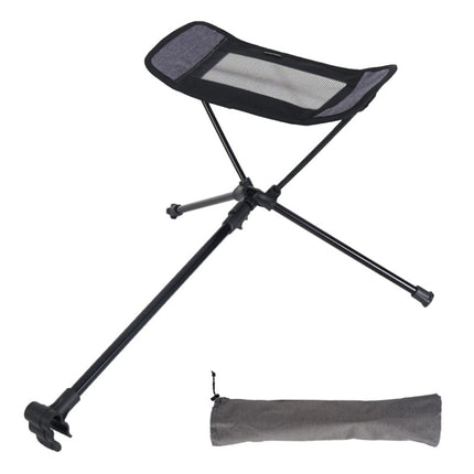 Collapsible Footstool For Camping Foot Recliner Foot Rest(Gray)-garmade.com