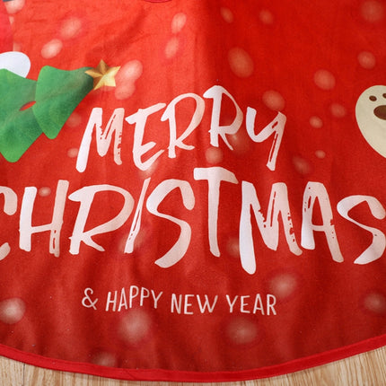 Christmas Tree Skirt Carpet Tree Bottom Cover Cloth Mat(012)-garmade.com