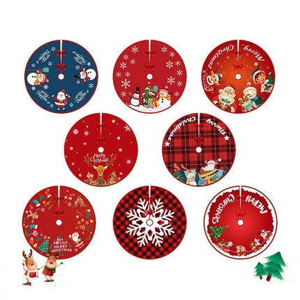 Christmas Tree Skirt Carpet Tree Bottom Cover Cloth Mat(023)-garmade.com