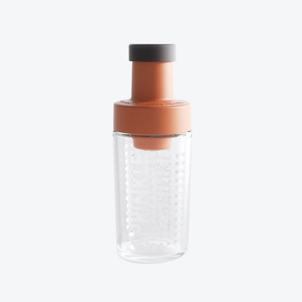 Quantitative Sugar Control Bottle Sugar Jar Dust-proof Sealed Seasoning Bottle With Lid(Orange)-garmade.com