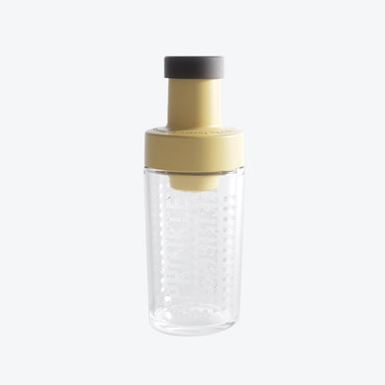 Quantitative Sugar Control Bottle Sugar Jar Dust-proof Sealed Seasoning Bottle With Lid(Yellow)-garmade.com