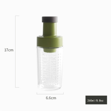 Quantitative Sugar Control Bottle Sugar Jar Dust-proof Sealed Seasoning Bottle With Lid(Green)-garmade.com