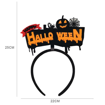 Halloween Felt Headband Children Party Decoration Props, Free Size(U Model)-garmade.com