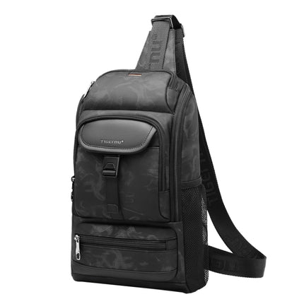 Tigernu T-S8182 Men Sports Chest Bag Waterproof Shoulder Bag(Black)-garmade.com