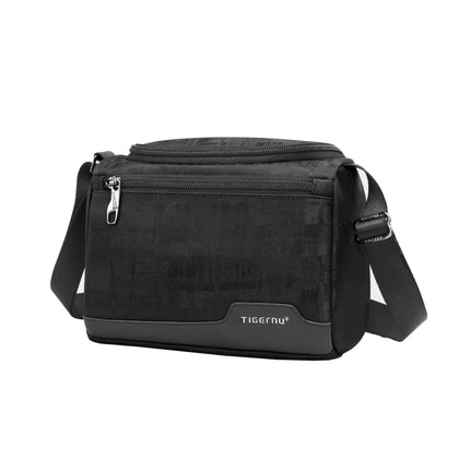 Tigernu T-S8186 Waterproof Leisure Sports Shoulder Bag Men Messenger Waist Bag(Black)-garmade.com