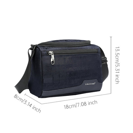 Tigernu T-S8186 Waterproof Leisure Sports Shoulder Bag Men Messenger Waist Bag(Black)-garmade.com